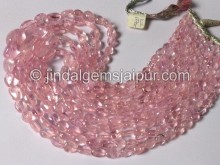 Morganite Smooth Nuggets Shape Beads